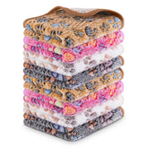 CHICAUP 8pcs soft guinea pig bedding blankets pack offers colorful options for easy room coordination.