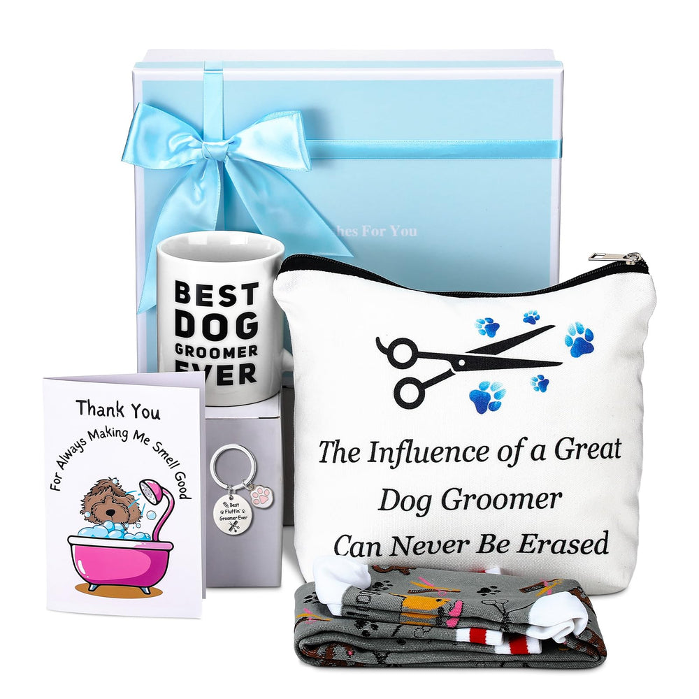 Chicingyou dog groomer gift box cosmetic bag keeps grooming tools organized on busy days.