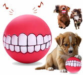 Chickpatti Smile Ball side view for sturdy chew sessions and fetch