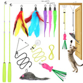 ChicWow Telescopic Cat Wand Rod: adjustable length for versatile interactive play sessions.