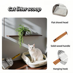 Chinshwehaw wood-handle scoop provides ergonomic grip for comfortable daily use.