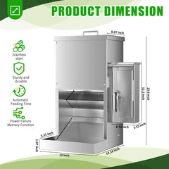 ChiPak wall-mount dog feeder installation illustrates flexible placement options.