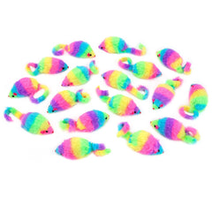 CHIWAVA 2.8-inch rainbow mouse ideal for interactive hunting-style play
