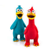 CHIWAVA 2-pack squawking dog toy with chicken and duck visuals for engaging fetch sessions