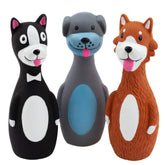 CHIWAVA standing-stick dog toy close-up with squeak for small dogs' play