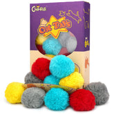 CHIWAVA catnip furry ball close-up plush texture ideal for interactive indoor chasing.