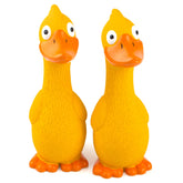 CHIWAVA duck squeaky toy in yellow for interactive play.