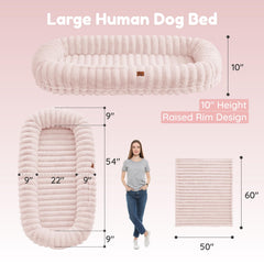 ChiXnuggle thick warm pink blanket adds enveloping warmth and comfort.