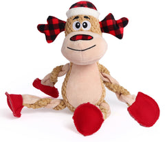 Chngeary Christmas Reindeer Toy with Rope Limbs offers interactive play and exercise.