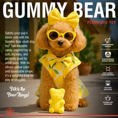 Chomp Haus premium fabric dog toy with luxe plush.