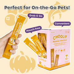 Choolip Squeeze Vita Stick CoQ10 Omega-3 promotes energy metabolism.