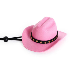 Choyaxo cowboy hat chin strap ensures secure fit during party celebrations.