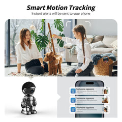 Chpuss Indoor Camera Robot PTZ motion capture with 360-degree rotation