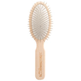 Chris Christensen dog brush 27mm oval pin front view for comfortable daily grooming.