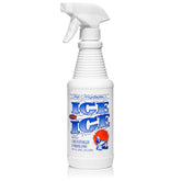 Chris Christensen Ice on Ice detangler bottle demonstrates easy detangling and coat conditioning