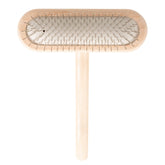 Chris Christensen dog brush 16mm pins closeup showing rounded tips for gentle grooming