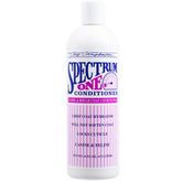 Chris Christensen Spectrum One dog conditioner bottle pour enables controlled dispensing.