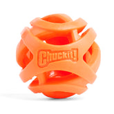 Chuckit Air Fetch Ball 3-inch diameter ready for long throws and easy breathing.