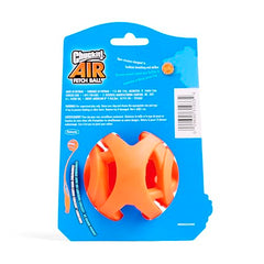 Chuckit Air Fetch Ball with breathable mesh design enhances airflow during runs.