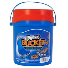 Chuckit Cleaning Bucket with lid doubles as water bowl.