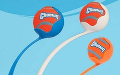 Chuckit! tennis ball small 2-inch non-abrasive felt surface designed for gentle chew.