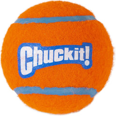 Chuckit! dog tennis ball toy floats for water fetch and splashy play