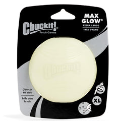 Chuckit glow ball durable texture supports engaging grip for dogs