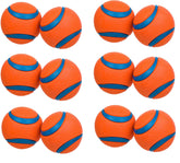 Chuckit! medium ball 2.5-inch orange closeup for durable, high-visibility fetch play.