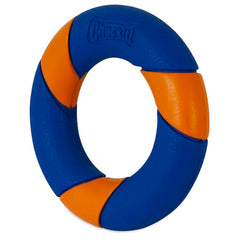 Chuckit RingChaser Launcher throws Ultra Squeaker Ring farther during play