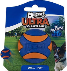 Chuckit! Ultra Squeaker Ball Small texture close-up for grip