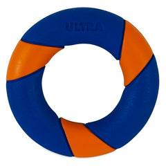 Chuckit Ultra Squeaker Ring's bright colors help locate it in snow