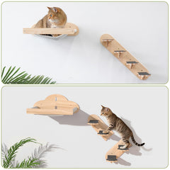 Chuiendi cat hammock lounging scene conveys cozy indoor resting for pets.