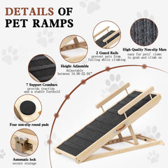 Chuiendi dog ramp anti-slip-mat-close demonstrates safe traction