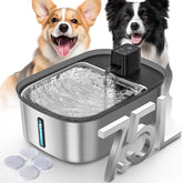 Chumajor wireless 7.5L fountain front view for continuous hydration on demand.