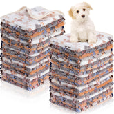 Chumia 40-pcs pet blanket pack showing versatile coverage for beds and cages.