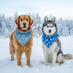 Chunful bulk 120-pcs dog bandanas for stylish seasonal outfits.