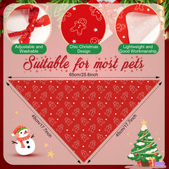 Chunful snowflakes bandana set brings cozy winter vibe to dogs