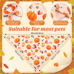 Chunful soft polyester dog bandana for comfortable wear.