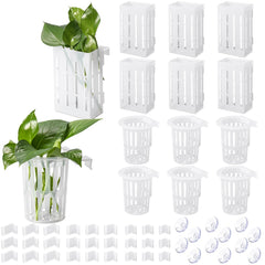 Chunful soporte para planta de acuario colgante muestra 12 unidades de diseño limpio