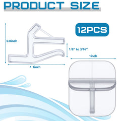 Chunful transparent PC lid clip closeup demonstrates clear visibility and fit
