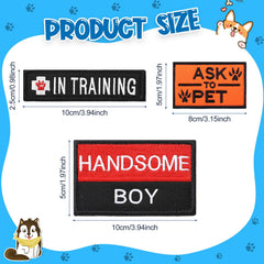 Chunyin service dog patches in varied styles for quick vest personalization.