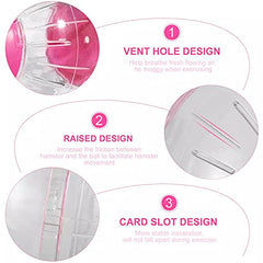 CHUQIANTONG hamster ball durable-plastic built to last during rough play.