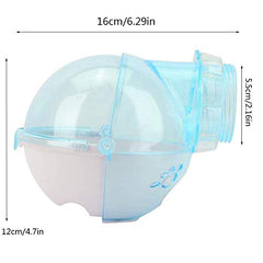 CHUQIANTONG hamster bathroom blue top cover keeps sand contained for tidy cages