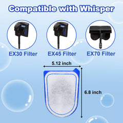 Chyodi carbon filter installed in fish tank delivering steady water flow