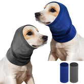 CIATBYYJ dog calming hoodie blue-gray pack front view for anxiety relief
