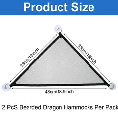 CIATBYYJ Hammock triangle with suction cups securely attaches to glass