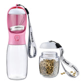 Cibaabo botella agua con contenedor de alimento, ideal para paseos con snacks