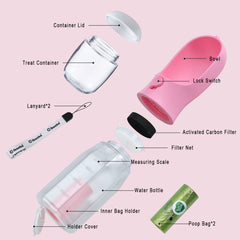 Cibaabo poop bag holder bottom design enables quick bag access during walks