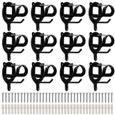 Cididu 12-counts horse bridle rack front view keeps gear organized and accessible.
