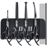 CIICII dog grooming scissors set: ergonomic grip for comfortable home grooming
